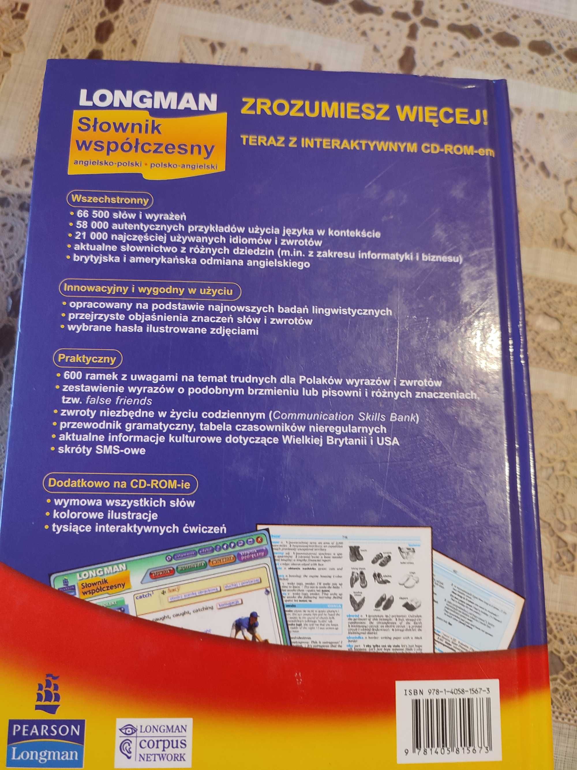 Słownik Longman angielsko polski / polsko angielski.