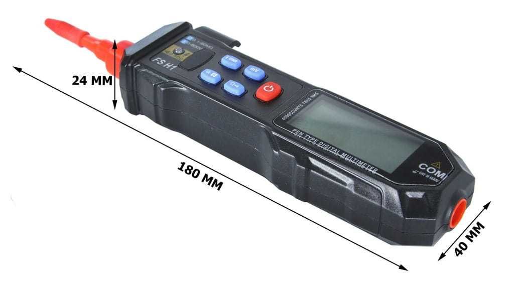 MAR-POL Multimetr Cyfrowy Bezdotykowy Miernik Długopisowy 600v M04014