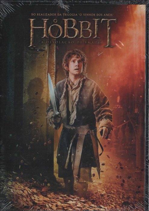 Dvd O Hobbit: A Desolação de Smaug - fantástico - selado