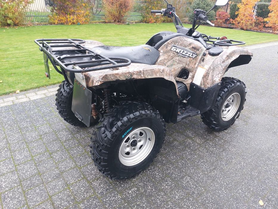 Yamaha grizzly 700 homologacja,wspomaganie,4x4