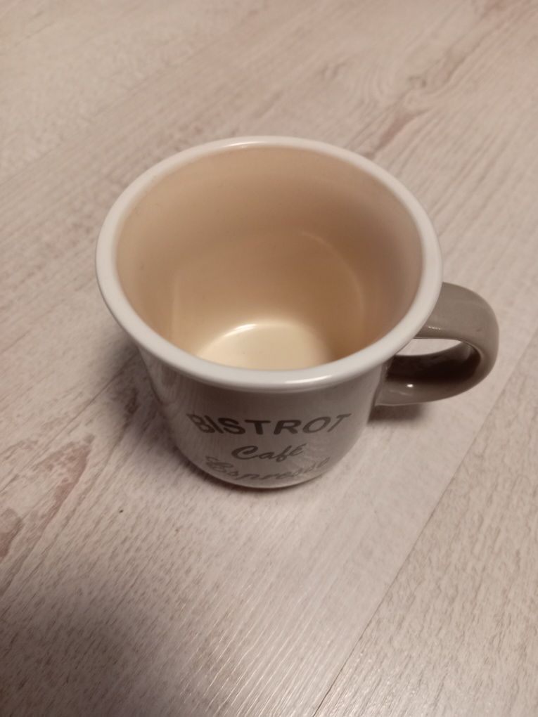 Kubeczek szary Cafe espresso nowy