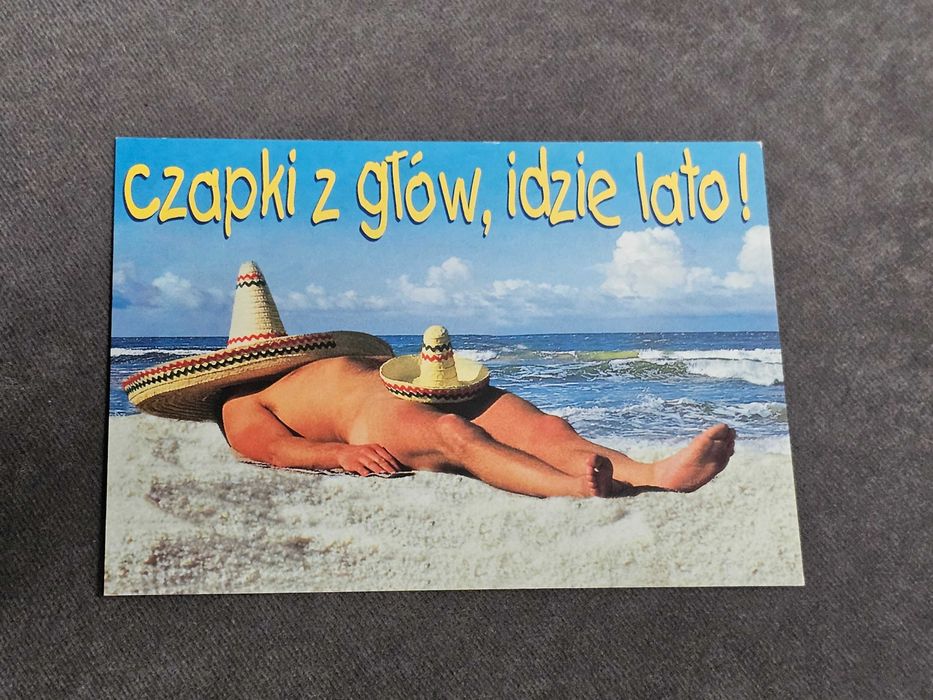 Pocztówki śmieszne zabawne humor - lata 90.