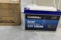 Акумуляторна батарея AGM 12V 100Ah GreenAkku