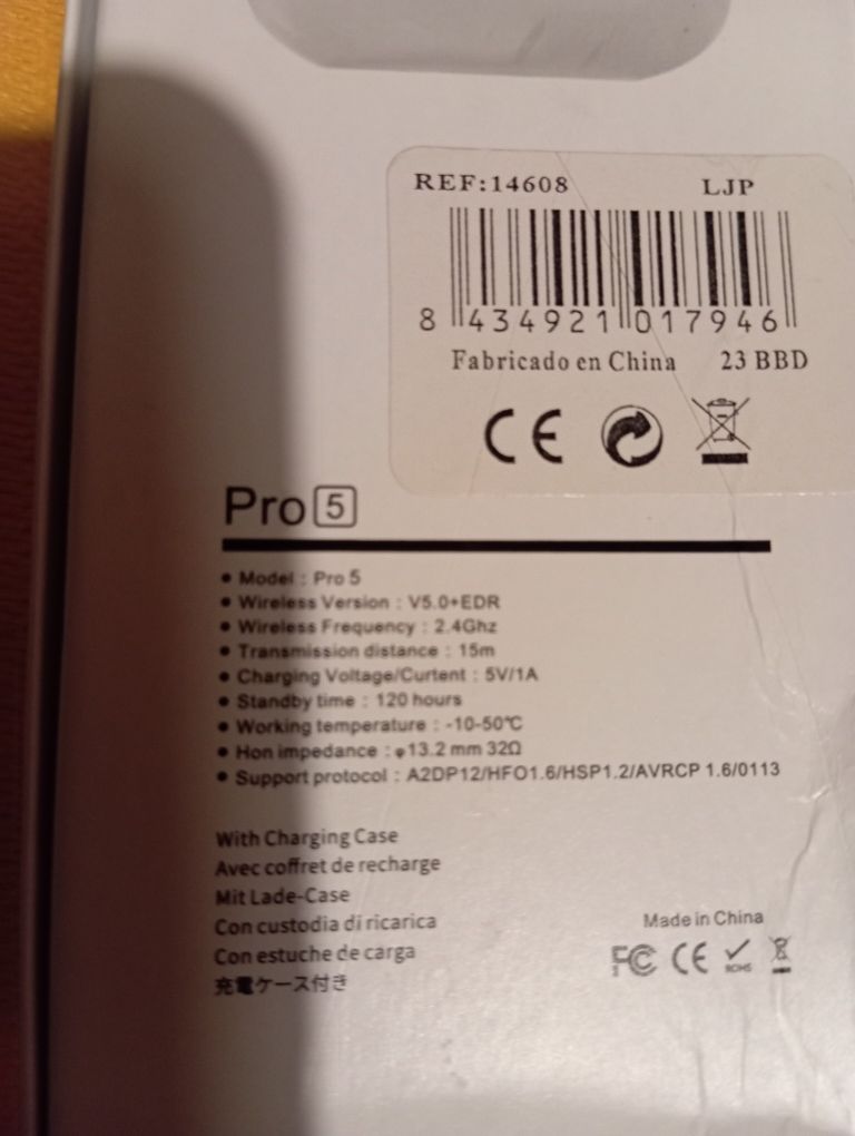 Auriculares Pro 5