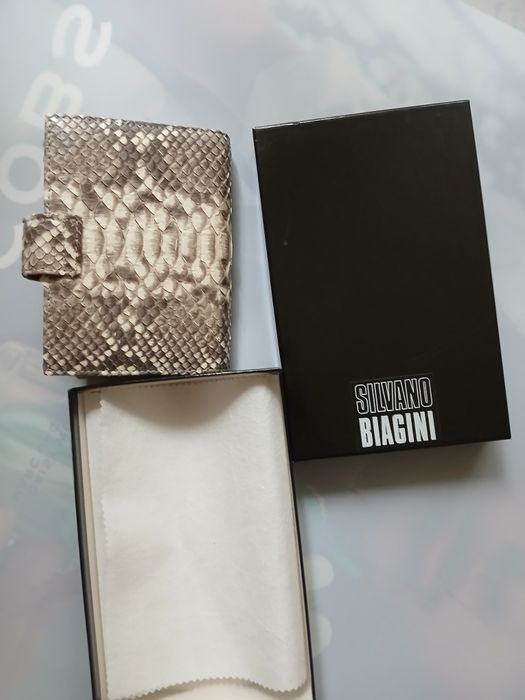 silvano biagini блокнот нотатник зі шкіри пітона