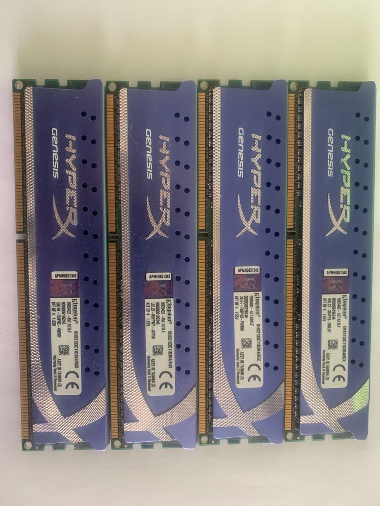 Оперативна пам’ять HyperX genesis  DDR3 4x2gb