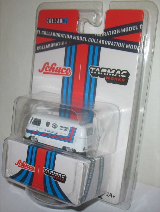 Schuco/Tarmac Works - Volkswagen Kombi T1 - Porsche Martini Racing