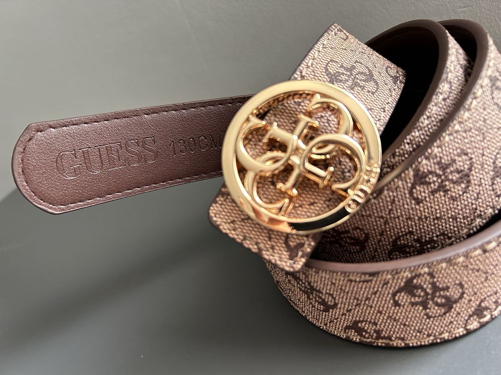 Brązowy pasek Guess 130cm