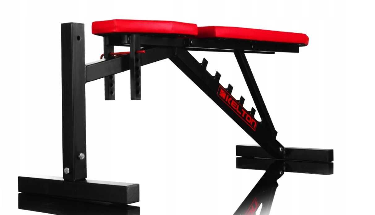 Zestaw Kelton Ławka regulowana HL1 200kg + Stojaki HS1 400kg
