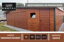 GARAŻ BLASZANY Drewnopodobny | Blaszak | Wiata | ZŁOTY DĄB |  - ESSTAL