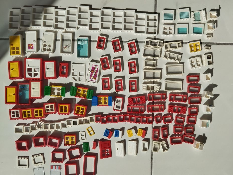 LEGO peças original portas janelas