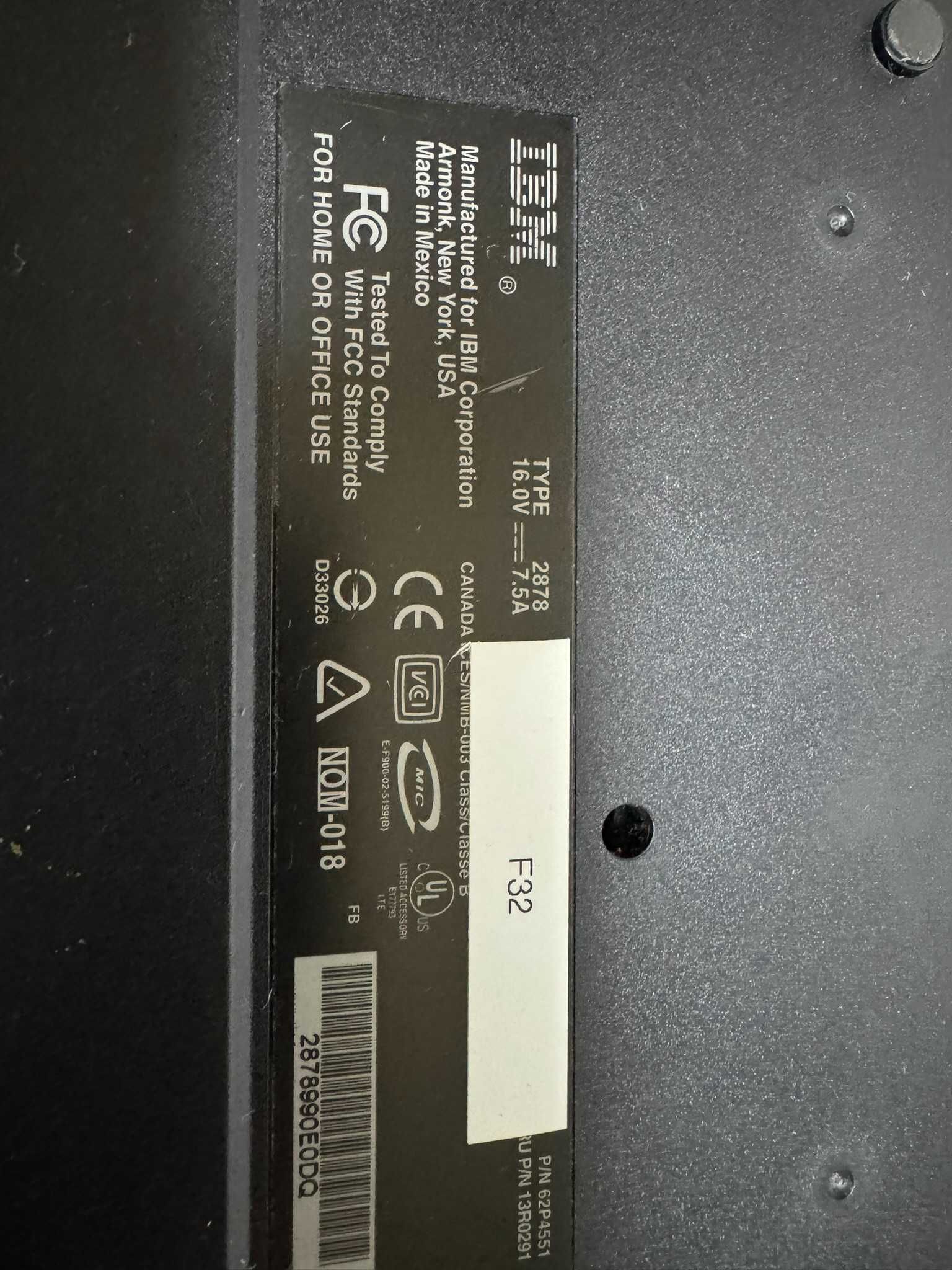 Stacja dokująca replikator IBM ThinkPad 13R0291 40Y8137 62P4551