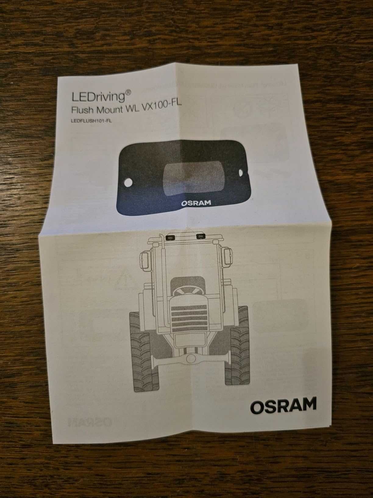 Osram oświetlenie robocze WL VX100-FL 12 i 24V do 45 metrów