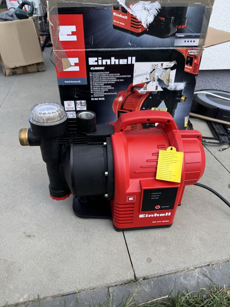 Pompa ogrodowa wodna automatyczna hydrofor Einhell GC-AW 9036