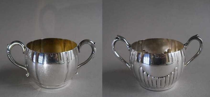 Два винтажных кофейных набора, столовое серебро (мельхиор), США