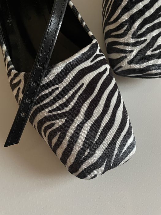 балетки мері джейн mary jane з ремінцями зебра
