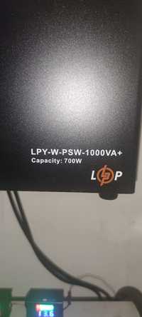 ДБЖ LogicPower  LPY-W-1000VA+ 700w на гарантії