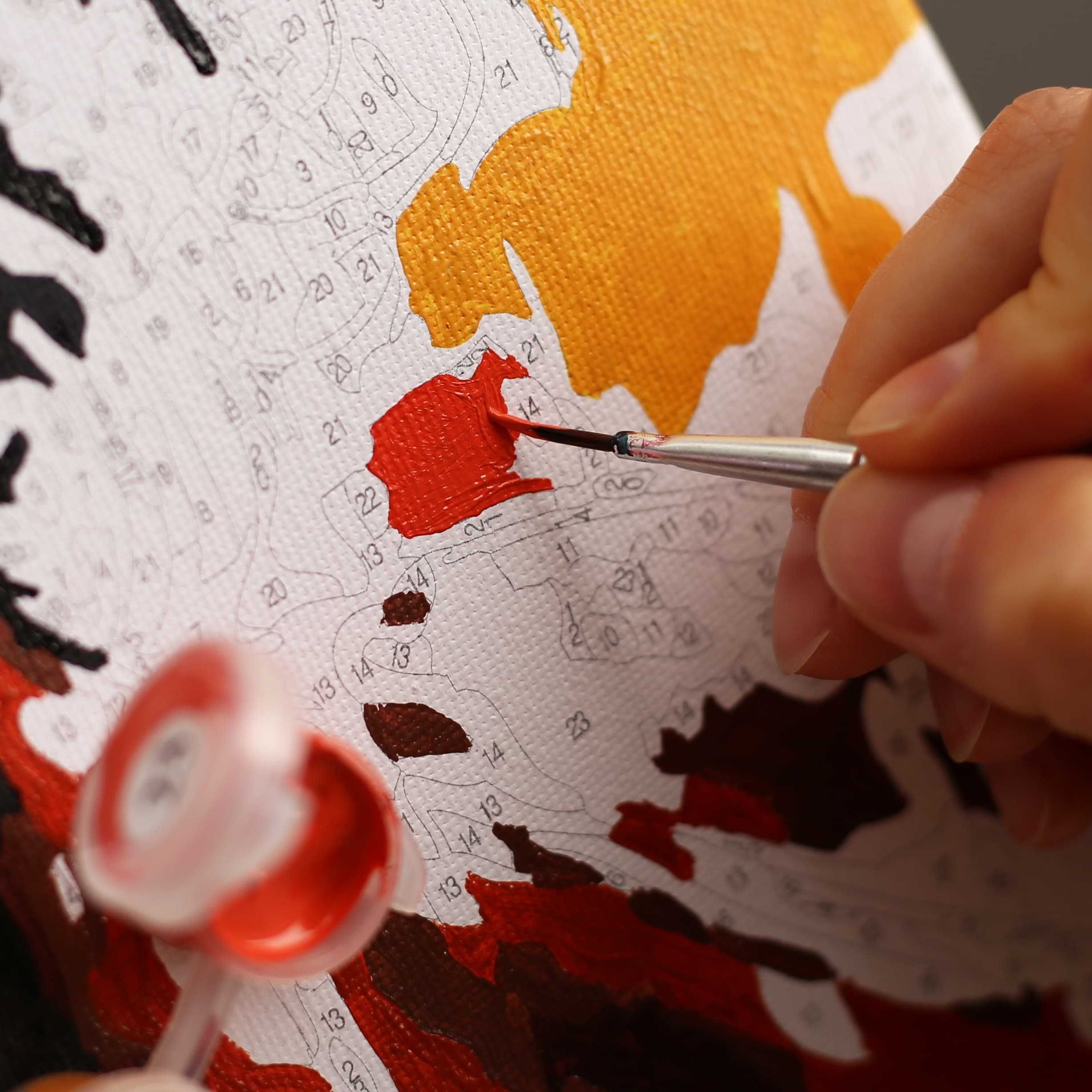 Malowanie po numerach, 40x50 cm - Bukiet tulipanów / Oh-Art