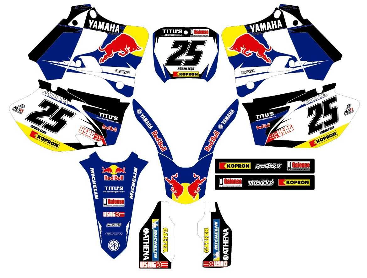 Kit autocolantes YAMAHA YZ 125 250