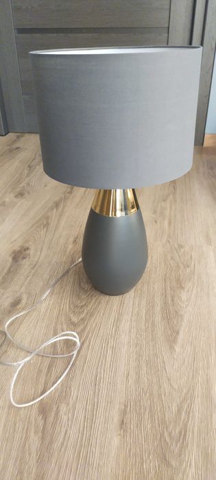 Lampka nocna dotykowa toch szaro złota XL