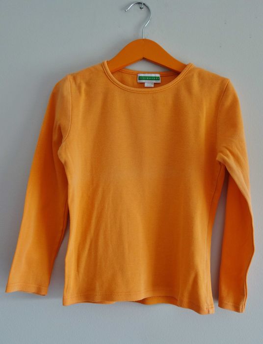 T-shirts algodão manga comprida menina 5-6 anos