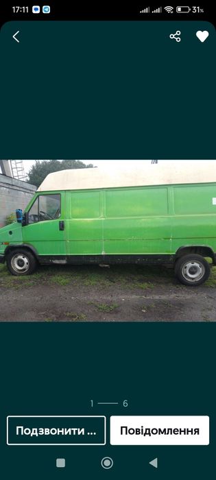 Фиат Дукато 1993 рік 2.5 D