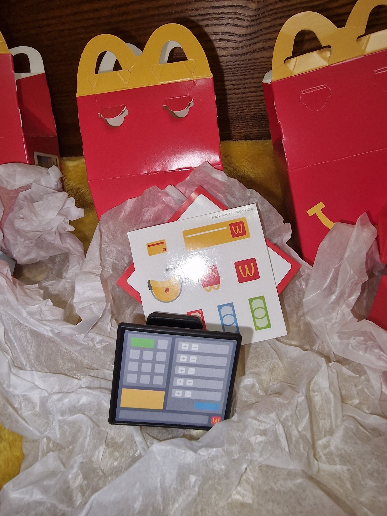 Хеппі міл міні McDonald's мини Макдональдс фігурки каса столик підніс.
