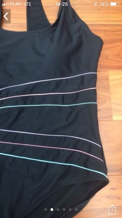 Strój kąpielowy wyszczuplakący duży rozmiar 52