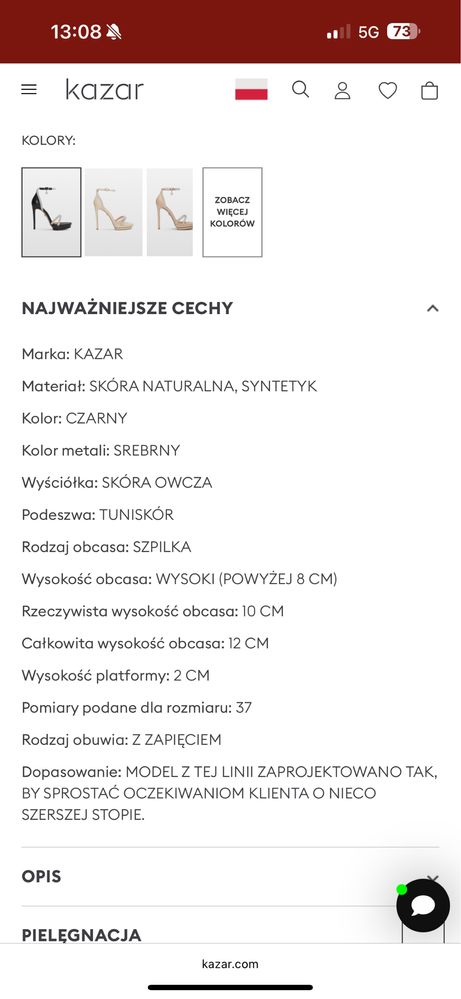 Szpilki Kazar PARTY EDIT