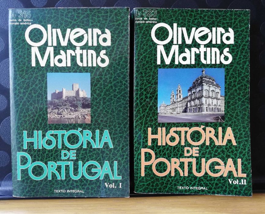 História de Portugal - Oliveira Martins (2 volumes)
