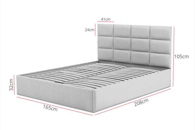 Łóżko tapicerowane 90 / 140 / 160 / 180 / x 200 / pojemnik + stelaż
