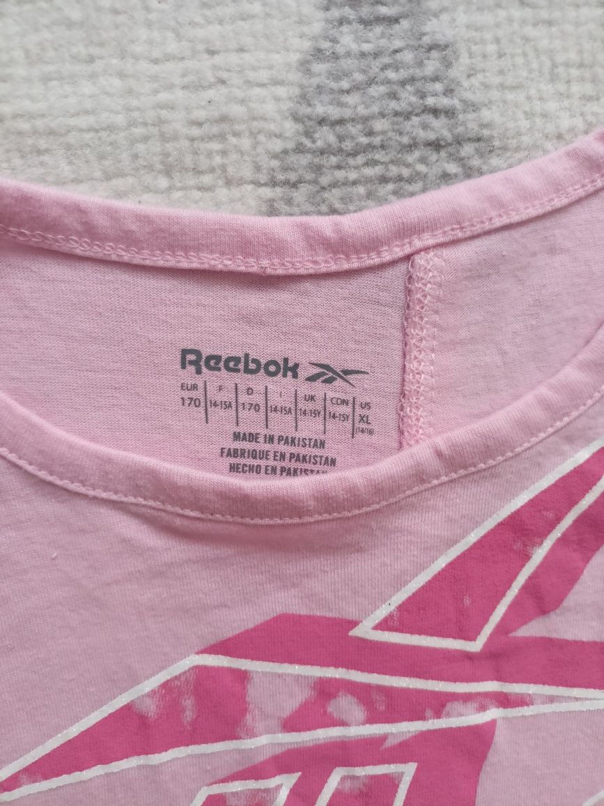 Nowa koszulka top na ramiączkach Reebok. Dziewczęca. Rozmiar 170 cm.