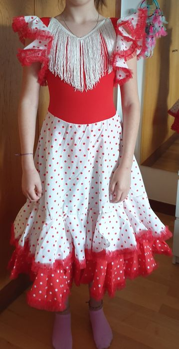 Vestido espanhola 8 anos