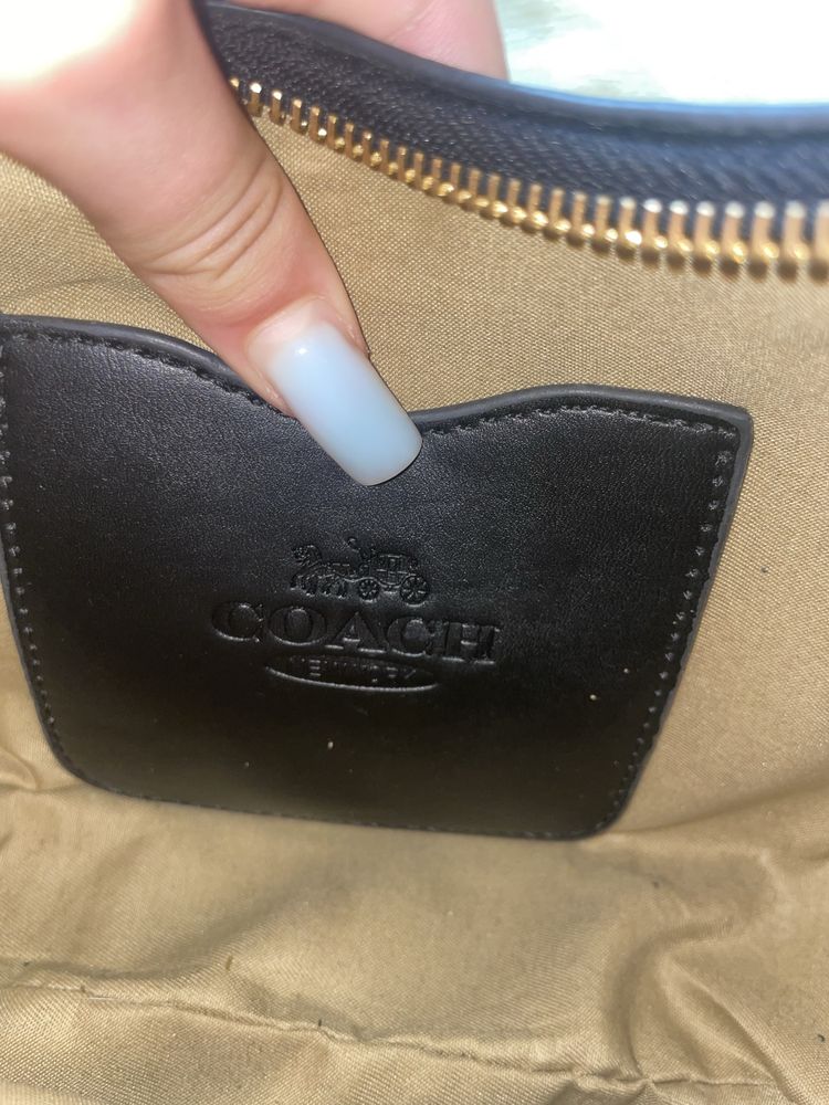 сумка Coach чорного кольору