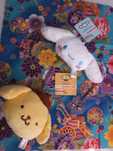 Dwa breloczki na torbę plecak Cinnamoroll Pompompurin Sanrio z Japonii