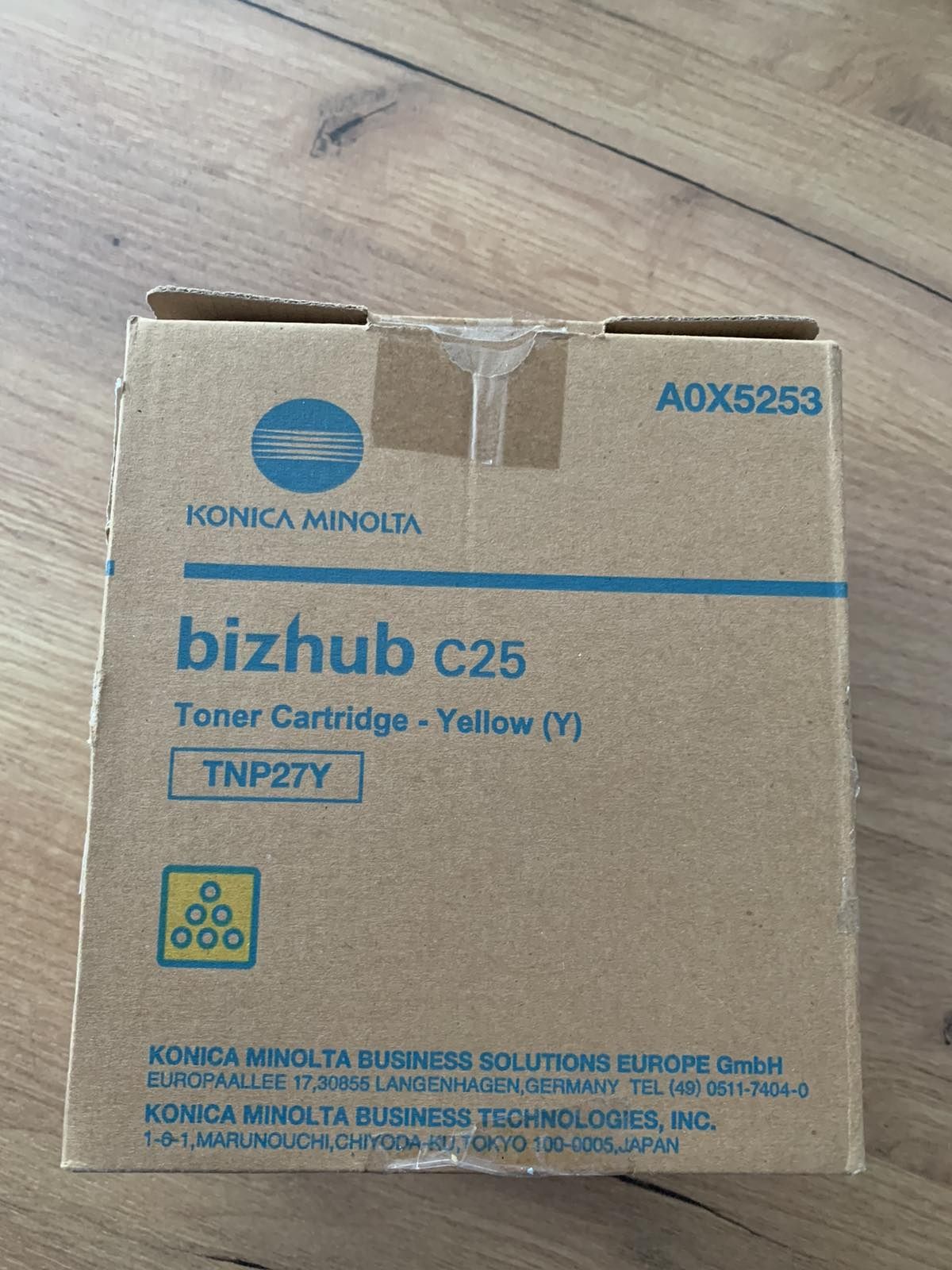 Тонер Konica Minolta bizhub С25 TNP-27Y A0X5253