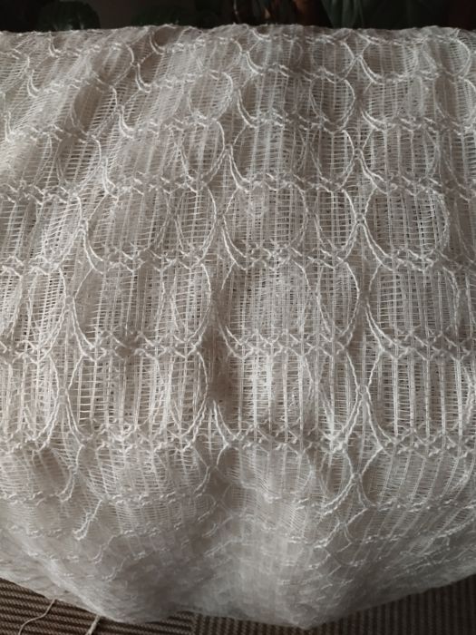 Firanki 2 szt. białe.