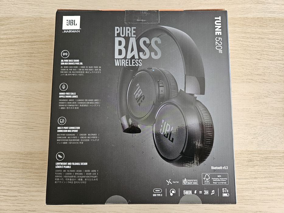 Słuchawki JBL Tune 520BT