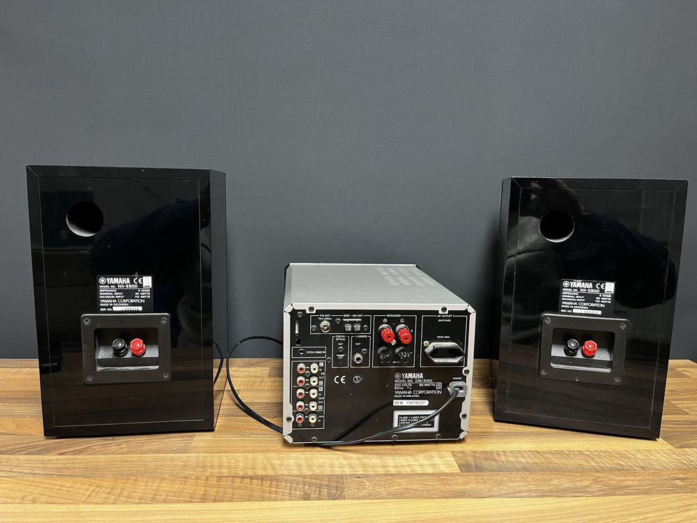 Yamaha CRX-E300, NX-E800 - zestaw Pianocraft kolumny, amplituner CD