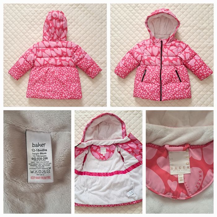 Куртка пальто зима на вік 12-18 місяців фірми Ted Baker