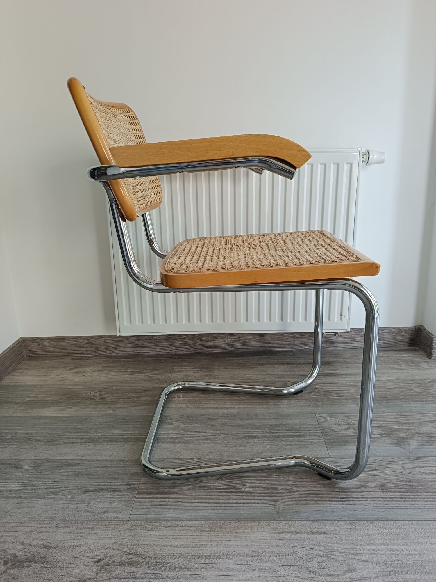 Fotel krzesło cesca z podłokietnikami breuer