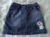 Spódniczka mini jeans pies Next 4-5 lat 110 cm