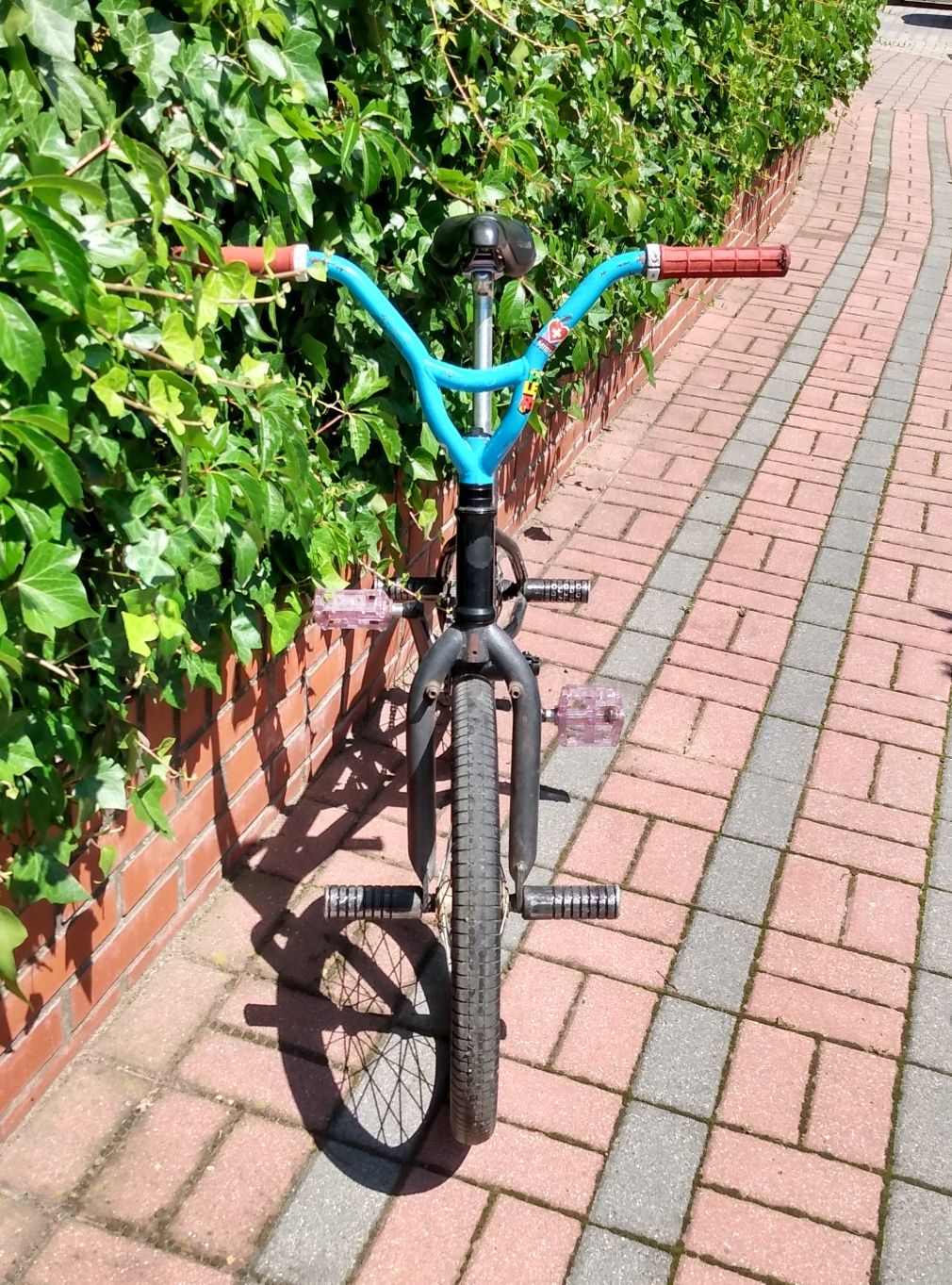 BMX flatland freecoaster, widelec 0, kierownica 0