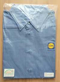Męska koszula pracownicza LIDL, niebieska, rozmiar L