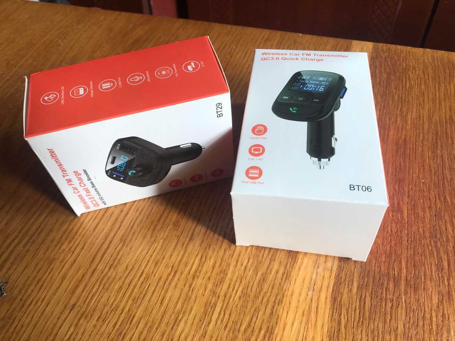 FM-трансмиттер модулятор FlyHigh BT06 QC3.0 быстрая зарядка (FMBT06).