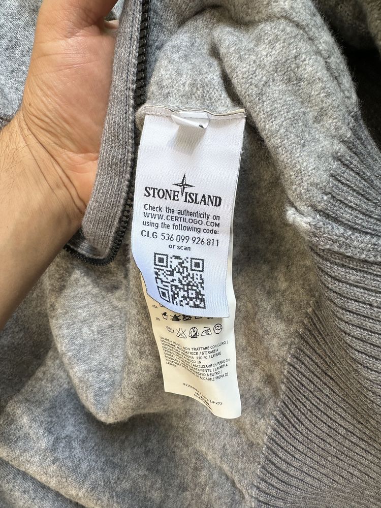 Кофта зіп Stone Island original