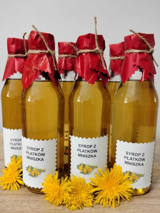 Syrop "miodek" z płatków mniszka lekarskiego