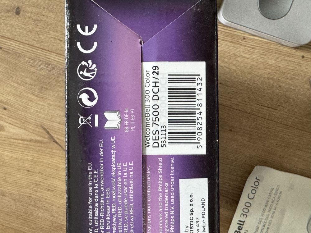 Dzwonek bezprzewodowy Philips welcomebell 300 color