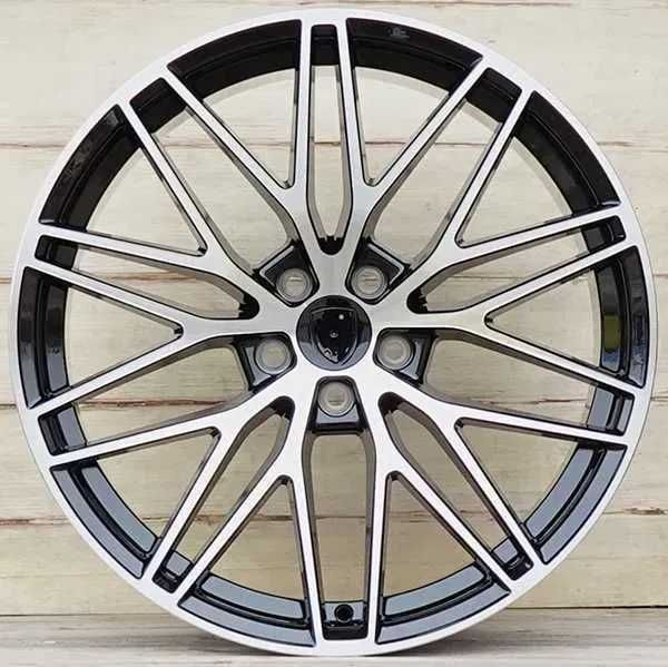 Alufelgi 20 5x112 ET35 ET26 9J Porsche Macan czarne polerowane felgi