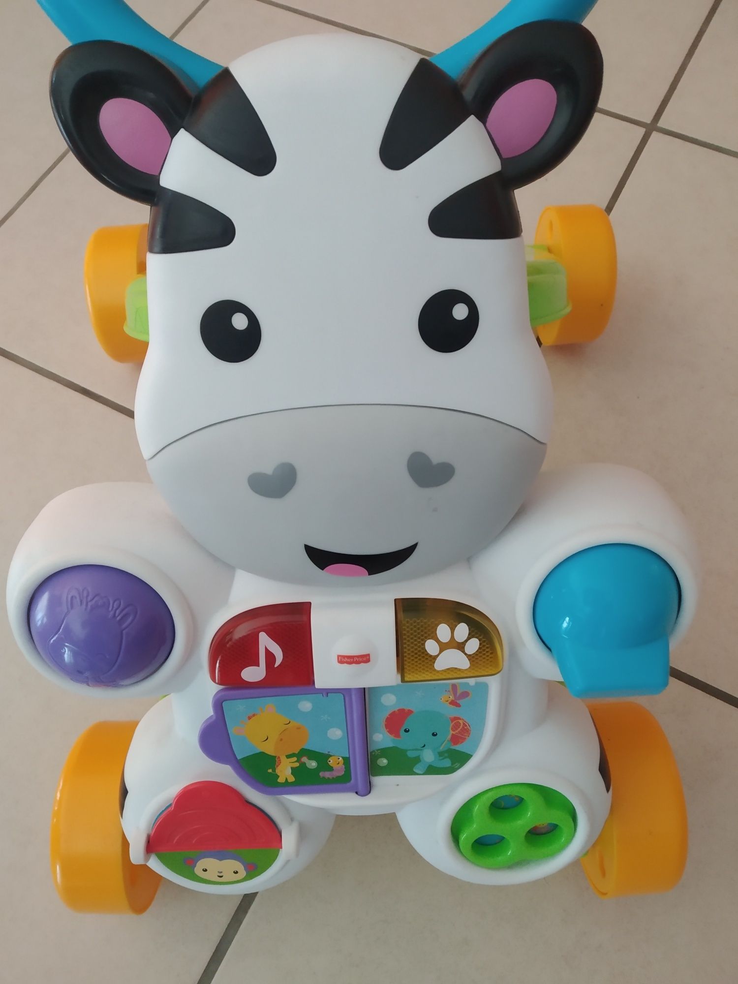 Andador Zebra da Fisher Price .